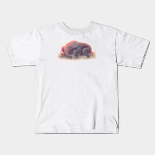 Baby Elephant Sleeping Kids T-Shirt